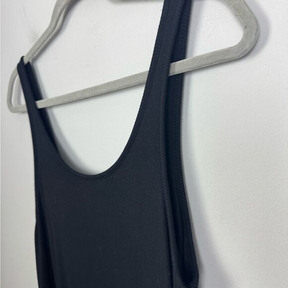 MARINE LAYER | Black Tank Style Maxi Dress with Ruffle Flare Women’s Size Small - Picture 6 of 11